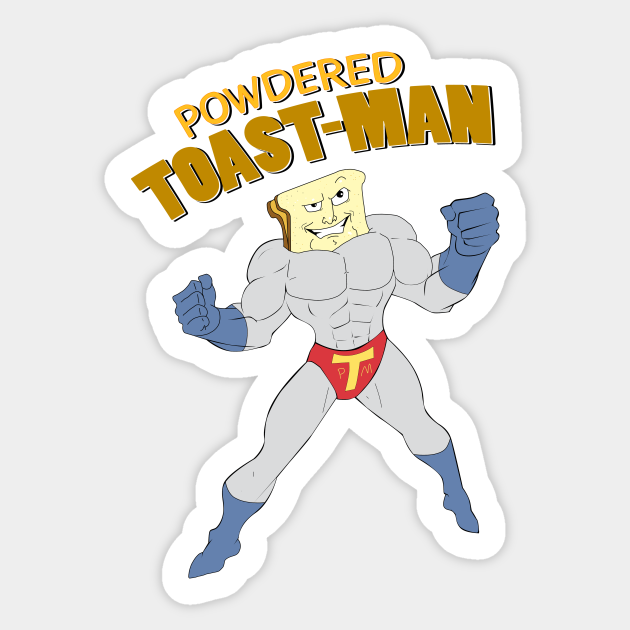 Powdered Toast Man Ren and Stimpy Ren And Stimpy Sticker TeePublic